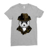 panda rorschach Ladies Fitted T-Shirt