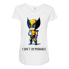 i don't do mornings Maternity Scoop Neck T-shirt