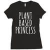 plant based princess Ladies Fitted T-Shirt