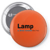 lamp   brick tamland likes this facebook thumbs up mens white t shirt Pin-back button