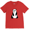 crying panda V-Neck Tee