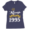 kings are born in 1995 Ladies Fitted T-Shirt