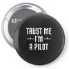 trust me i'm a pilot aviation Pin-back button
