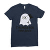 im here for the boos (2) Ladies Fitted T-Shirt