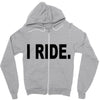 i ride Zipper Hoodie