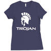 trojan condoms Ladies Fitted T-Shirt