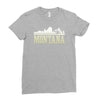 montana mountains Ladies Fitted T-Shirt