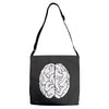 male brain Adjustable Strap Totes