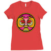 lucha libre pink Ladies Fitted T-Shirt