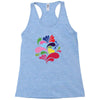 colorful art Racerback Tank