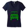 defender land rover Women's V-Neck T-Shirt