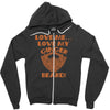 love me love my ginger beard Zipper Hoodie