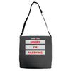 sorry i'm partying Adjustable Strap Totes