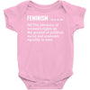 Feminism Noun Baby Onesie