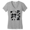 panda Women's V-Neck T-Shirt
