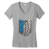 survey corps Women's V-Neck T-Shirt