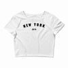 New York 2018 Crop Top