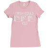 i wish i could ctrl alt del you Ladies Fitted T-Shirt