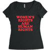 Women's Rights Are Human Rights Women's Triblend Scoop T-shirt