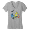 friendly beasts Women's V-Neck T-Shirt