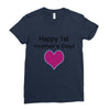 happy mother's day Ladies Fitted T-Shirt