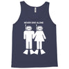 never dive alone scuba diving Tank Top