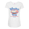 wonka boat tours Maternity Scoop Neck T-shirt