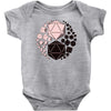 yin yan die Baby Onesie