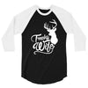 trophy wife deer 3/4 Sleeve Shirt