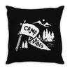 camp vibes Throw Pillow