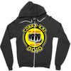 strike first, strike hard, no mercy Zipper Hoodie