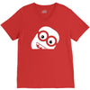 funny face funny V-Neck Tee