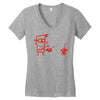 robot control Women's V-Neck T-Shirt