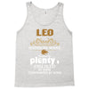 leo hated by many wanted by plenty disliked by some confronted by none Tank Top