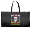 most wanted beard man this christmas Weekender Totes