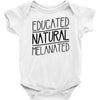 educated, natural, melanated Baby Bodysuit