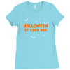 halloween at eden bar Ladies Fitted T-Shirt