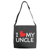 I Love My Uncle Adjustable Strap Totes