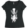 wolverine avengers inspired superhero Women's Triblend Scoop T-shirt