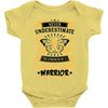 Never Underestimate the Strength of a Childhood Cancer Warrior Baby Bodysuit