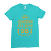 queens are born in 1981 Ladies Fitted T-Shirt