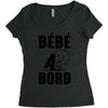 bebe a bord Women's Triblend Scoop T-shirt