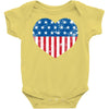 usa flag Baby Bodysuit