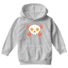 Bacon Egg Skull Youth Hoodie