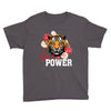 Girl Power White Write Youth Tee