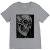 broken frame V-Neck Tee