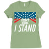 I Don't Kneel Ladies Fitted T-Shirt