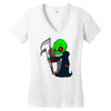 grim reaper Women's V-Neck T-Shirt