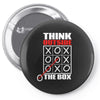 Think Outside The Box Pin-back button
