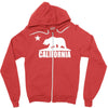 california bear Zipper Hoodie